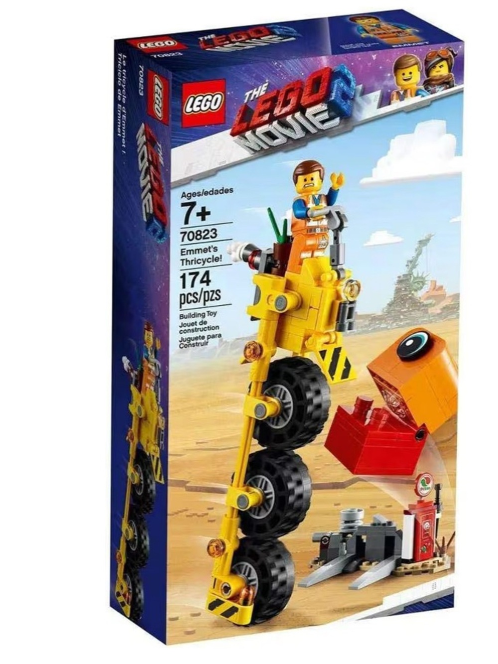 LEGO The LEGO Movie 2: Emmet's Thricycle! (70823) - New and Sealed -Retired Set
